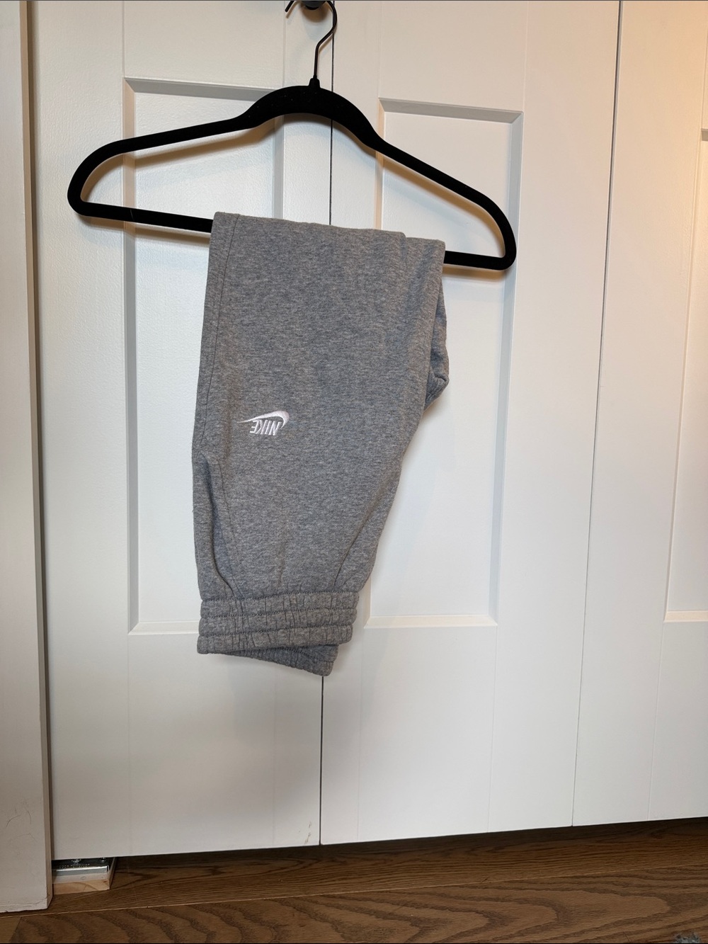 Nike Kids Grey Logo Sweat Joggers